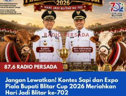 Jangan Lewatkan! Kontes Sapi dan Expo Piala Bupati Blitar Cup 2026 Meriahkan Hari Jadi Blitar ke-702