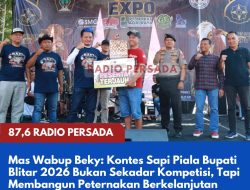 Mas Wabup Beky: Kontes Sapi Piala Bupati Blitar 2026 Bukan Sekadar Kompetisi, Tapi Membangun Peternakan Berkelanjutan