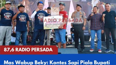 Mas Wabup Beky: Kontes Sapi Piala Bupati Blitar 2026 Bukan Sekadar Kompetisi, Tapi Membangun Peternakan Berkelanjutan