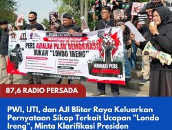 PWI, IJTI, dan AJI Blitar Raya Keluarkan Pernyataan Sikap Terkait Ucapan “Londo Ireng”, Minta Klarifikasi Presiden