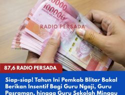 Siap-siap! Tahun Ini Pemkab Blitar Bakal Berikan Insentif Bagi Guru Ngaji, Guru Pasraman, hingga Guru Sekolah Minggu