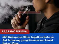 MUI Kabupaten Blitar Ingatkan Bahaya Zat Terlarang yang Disamarkan Lewat Cairan Vape
