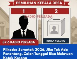 Pilkades Serentak 2026, Jika Tak Ada Penantang, Calon Tunggal Bisa Melawan Kotak Kosong