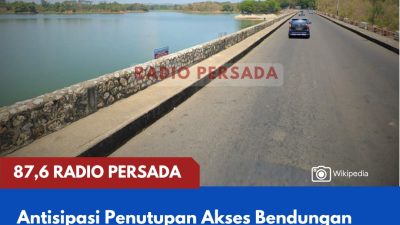 Antisipasi Penutupan Akses Bendungan Lahor, Dinas Perhubungan Kabupaten Blitar Siagakan Personel