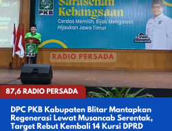 DPC PKB Kabupaten Blitar Mantapkan Regenerasi Lewat Musancab Serentak, Target Rebut Kembali 14 Kursi DPRD