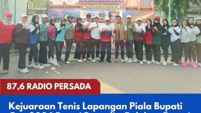 Kejuaraan Tenis Lapangan Piala Bupati Cup 2026 Resmi Bergulir, Puluhan Petenis Unjuk Gigi di Hari Jadi ke-702 Blitar