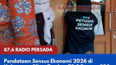 Pendataan Sensus Ekonomi 2026 di Kabupaten Blitar Tembus 70,3 Persen, BPS Mulai Sisir Usaha Tak Kasat Mata