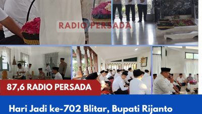 Hari Jadi ke-702 Kabupaten Blitar, Bupati Rijanto Pimpin Napak Tilas Sejarah Melalui Ziarah Leluhur