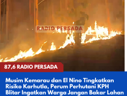 Musim Kemarau dan El Nino Tingkatkan Risiko Karhutla, Perhutani KPH Blitar Ajak Warga Tingkatkan Kewaspadaan
