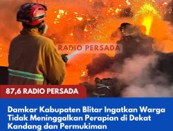 Damkar Kabupaten Blitar Ingatkan Warga Tidak Meninggalkan Perapian di Dekat Kandang dan Permukiman