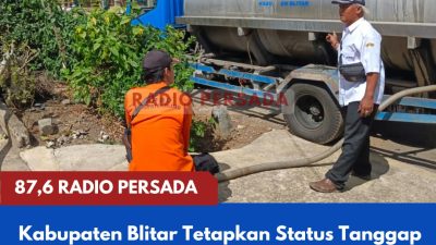 Kabupaten Blitar Tetapkan Status Tanggap Darurat Kekeringan, Sejumlah Desa Mulai Krisis Air Bersih