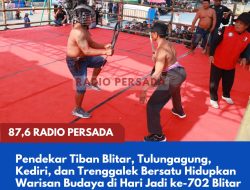 Pendekar Tiban Blitar, Tulungagung, Kediri, dan Trenggalek Bersatu Hidupkan Warisan Budaya di Hari Jadi ke-702 Blitar
