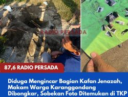 Diduga Mengincar Bagian Kafan Jenazah, Makam Warga Karanggondang Dibongkar, Sobekan Foto Ditemukan di TKP