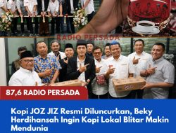 Kopi JOZ JIZ Resmi Diluncurkan, Beky Herdihansah Ingin Kopi Lokal Blitar Makin Mendunia