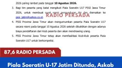 Piala Soeratin U-17 Jatim Ditunda, Askab PSSI Kabupaten Blitar Sesalkan Aturan Pembiayaan yang Muncul Jelang Kick Off