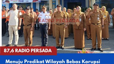 Menuju Predikat Wilayah Bebas Korupsi (WBK), Dinas Perhubungan Kabupaten Blitar dan RSUD Srengat Teken Pakta Integritas
