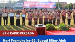Hari Pramuka ke-65, Bupati Blitar Ajak Generasi Muda Jadi Pelopor Swasembada Pangan