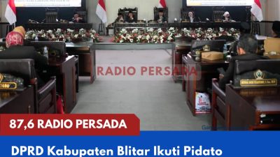 DPRD Kabupaten Blitar Ikuti Pidato Kenegaraan Presiden, Tegaskan Komitmen Bangun Daerah untuk Kesejahteraan