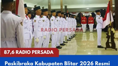 Paskibraka Kabupaten Blitar 2026 Resmi Dikukuhkan, Siap Mengibarkan Sang Merah Putih pada Peringatan HUT ke-81 RI