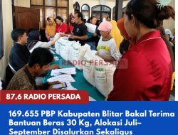 169.655 PBP Kabupaten Blitar Bakal Terima Bantuan Beras 30 Kg, Alokasi Juli–September Disalurkan Sekaligus