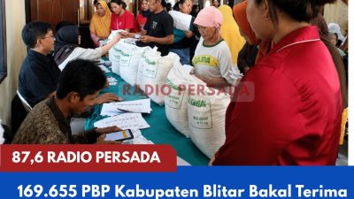 169.655 PBP Kabupaten Blitar Bakal Terima Bantuan Beras 30 Kg, Alokasi Juli–September Disalurkan Sekaligus