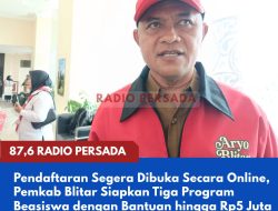 Pendaftaran Segera Dibuka Secara Online, Pemkab Blitar Siapkan Tiga Program Beasiswa dengan Bantuan hingga Rp5 Juta
