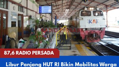 Libur Panjang HUT RI Bikin Mobilitas Warga Melonjak, KAI Daop 7 Madiun Layani 42.996 Pelanggan