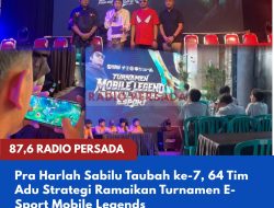 Pra Harlah Sabilu Taubah ke-7, 64 Tim Adu Strategi Ramaikan Turnamen E-Sport Mobile Legends