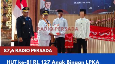 HUT ke-81 RI, 127 Anak Binaan LPKA Blitar Terima Pengurangan Masa Pidana, 9 Anak Langsung Bebas