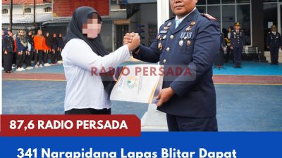 341 Narapidana Lapas Blitar Dapat Remisi, 9 Orang Langsung Bebas di Hari Ulang Tahun ke-81 RI