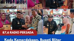 Kado Kemerdekaan, Bupati Blitar Serahkan Piagam DAWUH BAPAK, PBB-P2 Dipangkas hingga 100 Persen