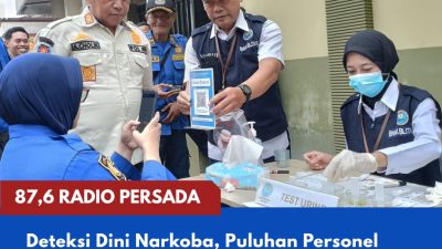 Deteksi Dini Narkoba, Puluhan Personel Pemadam Kebakaran dan Satpol PP Kabupaten Blitar Jalani Tes Urine