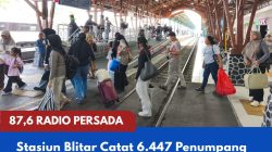 Stasiun Blitar Catat 6.447 Penumpang Selama Momentum Libur Panjang HUT ke-81 RI