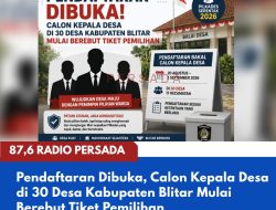 Pendaftaran Dibuka, Calon Kepala Desa di 30 Desa Kabupaten Blitar Mulai Berebut Tiket Pemilihan
