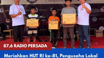 Meriahkan HUT RI ke-81, Pengusaha Lokal Tunggorono Kompak Hadirkan Jalan Sehat Berhadiah Kambing untuk Warga