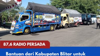 Bantuan dari Kabupaten Blitar untuk Korban Gempa NTT Diberangkatkan, Total Mencapai Sekitar Rp300 Juta