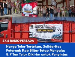 Harga Telur Tertekan, Solidaritas Peternak Kab Blitar Tetap Menyala: 8,7 Ton Telur Dikirim untuk Penyintas Gempa NTT