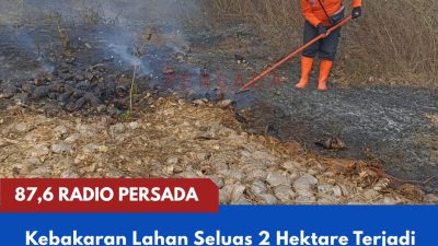 Kebakaran Lahan Seluas 2 Hektare Terjadi di Kaweron Talun Blitar, BPBD Kabupaten Blitar Pastikan Api Berhasil Dipadamkan