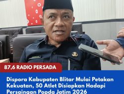 Dispora Kabupaten Blitar Mulai Petakan Kekuatan, 50 Atlet Disiapkan Hadapi Persaingan Popda Jatim 2026