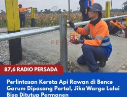 Perlintasan Kereta Api Rawan di Bence Garum Dipasang Portal, Jika Warga Lalai Bisa Ditutup Permanen