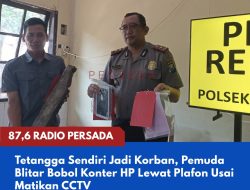 Tetangga Sendiri Jadi Korban, Pemuda Blitar Bobol Konter HP Lewat Plafon Usai Matikan CCTV