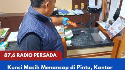 Kunci Masih Menancap di Pintu, Kantor Desa Bacem Kabupaten Blitar Dibobol Maling, Laptop dan Proyektor Raib