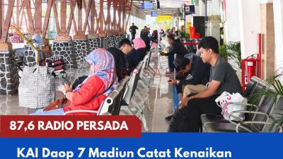 KAI Daop 7 Madiun Catat Kenaikan Penumpang, Stasiun Blitar Layani 140.340 Pelanggan Selama Agustus 2026