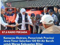 Kemarau Ekstrem, Pemerintah Provinsi Jawa Timur Salurkan 120 Rit Air Bersih untuk Warga Kabupaten Blitar