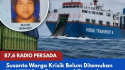 Hingga Kini Belum Ditemukan, Susanto Warga Krisik Kabupaten Blitar Masih Dicari Usai KM Virgo Transport 8 Tenggelam