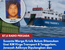Hingga Kini Belum Ditemukan, Susanto Warga Krisik Kabupaten Blitar Masih Dicari Usai KM Virgo Transport 8 Tenggelam