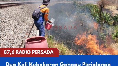 Dua Kali Kebakaran Ganggu Perjalanan KA dalam Sepekan, KAI Daop 7 Perketat Pengawasan