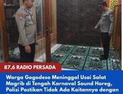 Warga Gogodeso Meninggal Usai Salat Magrib di Tengah Karnaval Sound Horeg, Polisi Pastikan Tidak Ada Kaitannya dengan Sound