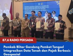 Pemkab Blitar Gandeng Pemkot Tangsel Integrasikan Data Tanah dan Pajak Berbasis Geospasial