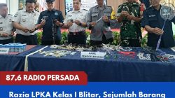 Tes Urine di LPKA Kelas I Blitar, Satu Pegawai Positif BZO dan Seluruh Anak Binaan Dinyatakan Negatif